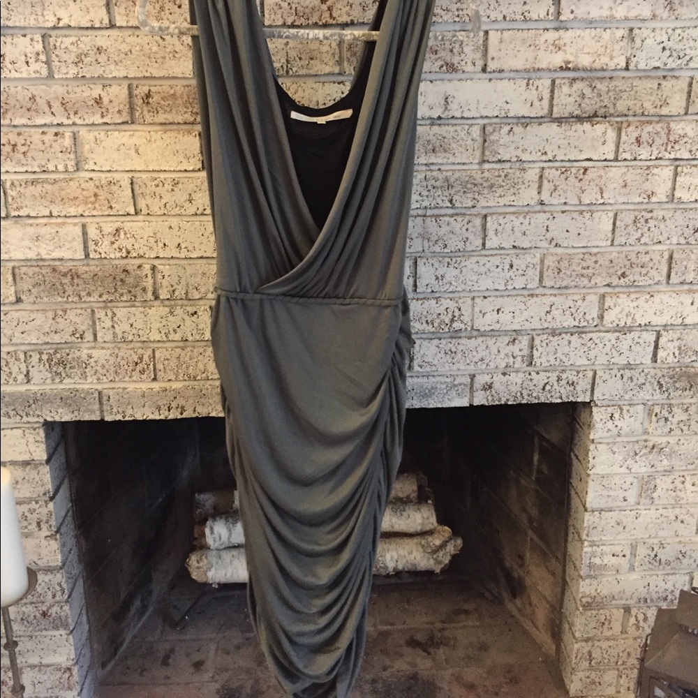 Rachel Roy olive green dress Size Medium.