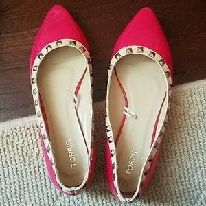 Torid hot pink flats