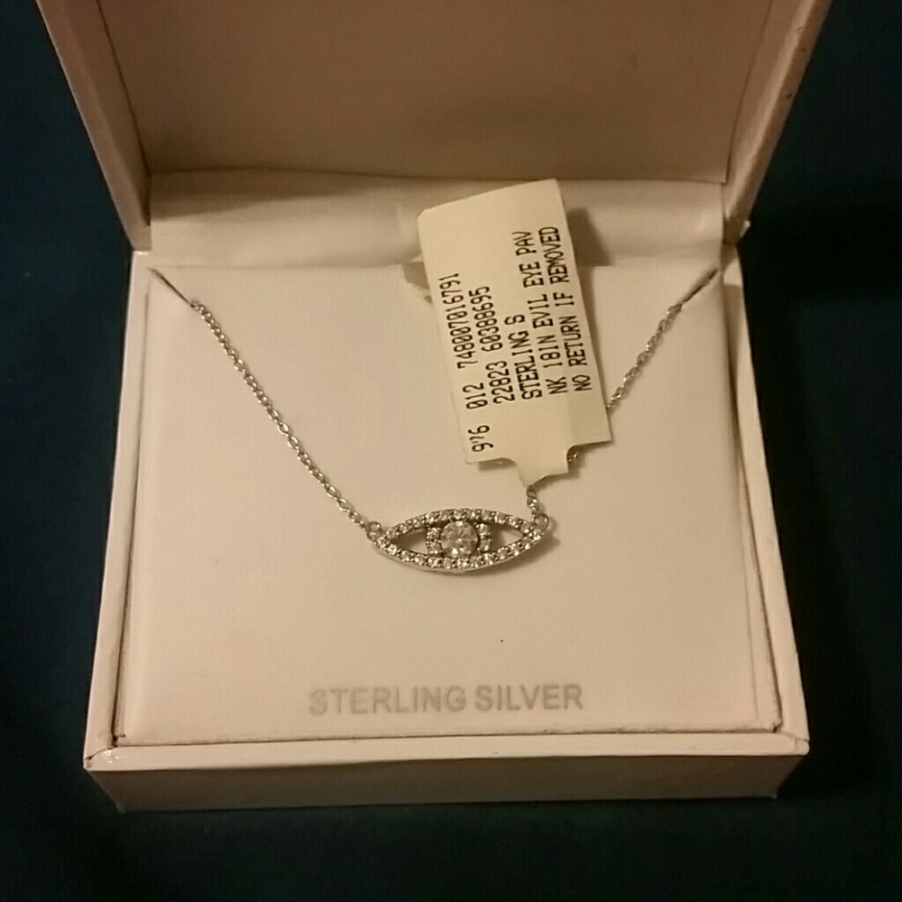 Anne Klein Evil Eye necklace