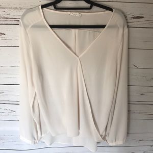 Lush Wrap Blouse