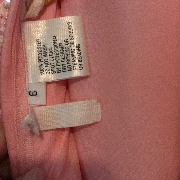 Sequined Pink Pageant dress - Picture 4 of 4