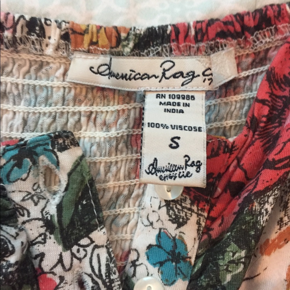 American Rag front button tank top - Picture 2 of 3