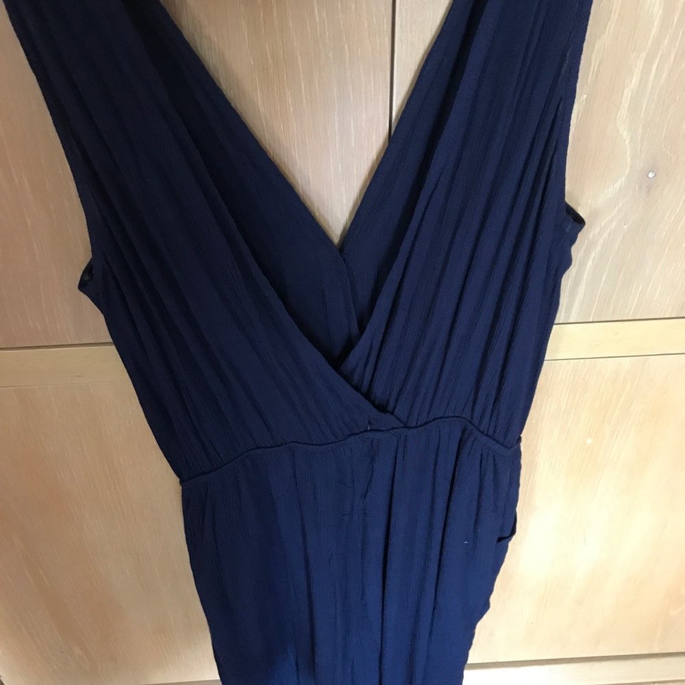 Blue jumpsuit