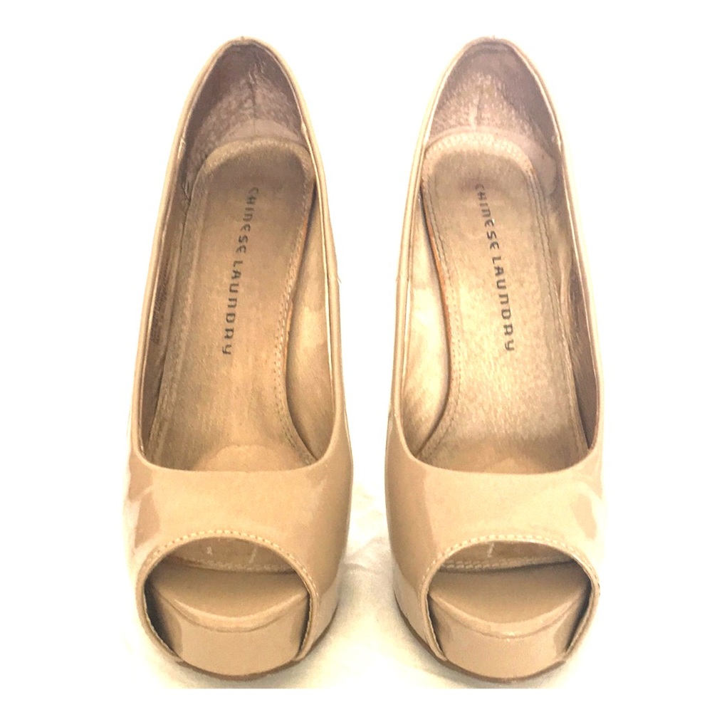 Chinese Laundry peep toe heels