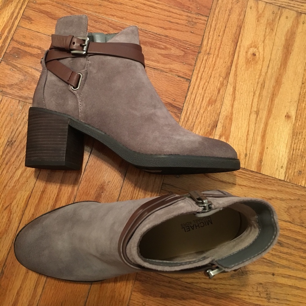 Michael Kors Fawn Suede Booties
