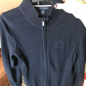 Zip up Tommy Hilfiger sweater jacket L
