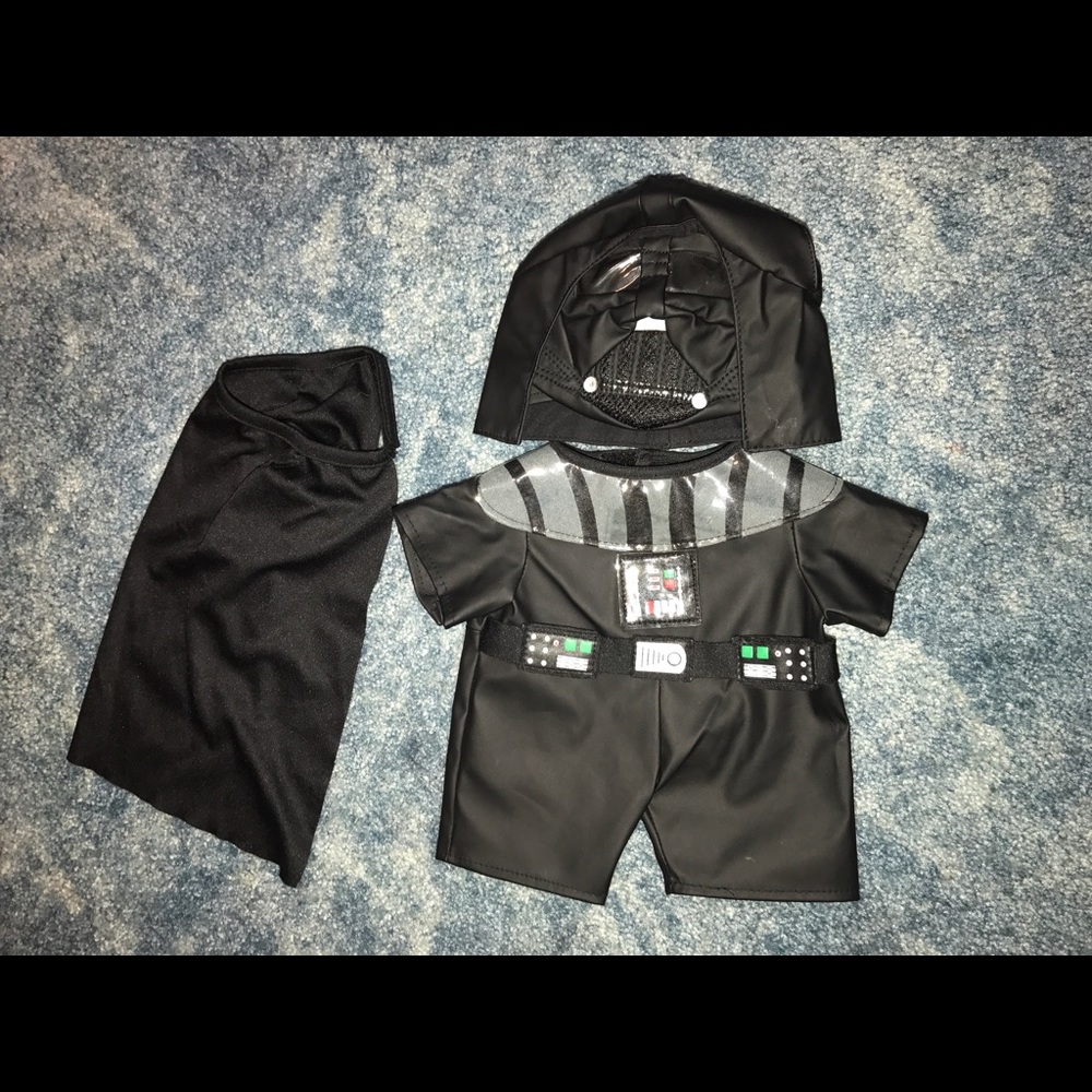 Star Wars Darth Vader Build-A-Bear Costume NWOT