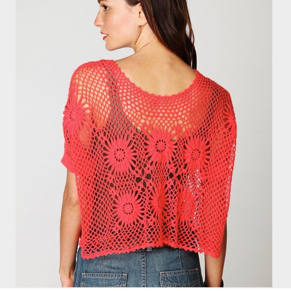 [Free People] Romantics Bloom Crochet Top
