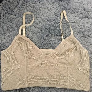 Taupe Free People Bralette medium