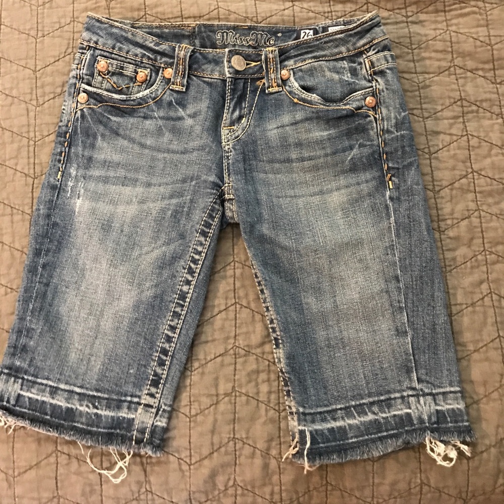 Miss Me Bermuda Shorts