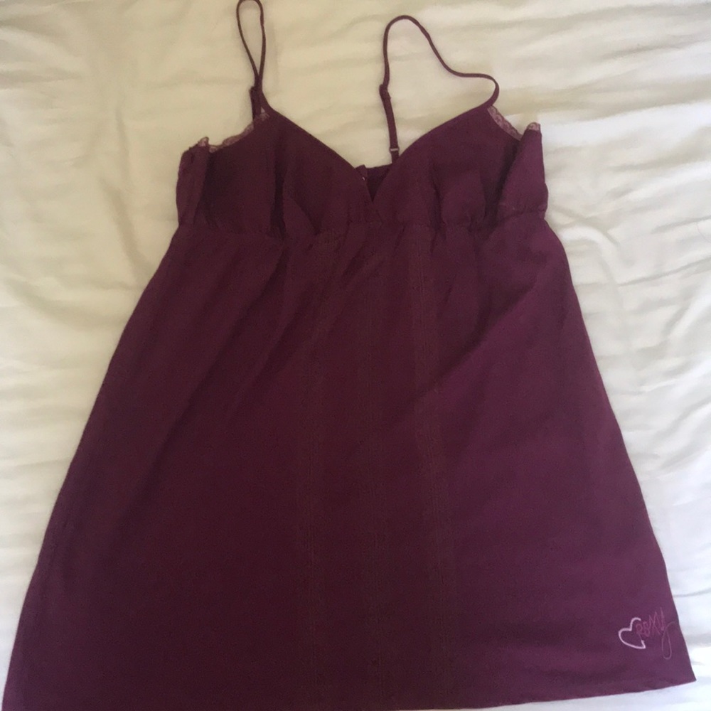 Roxy tank; super cute, plain with subtle detail