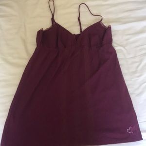 Roxy tank; super cute, plain with subtle detail