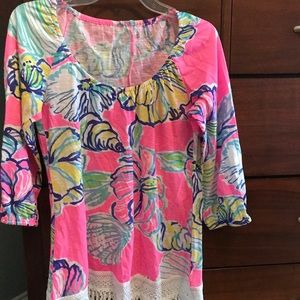 Lilly pulitzer tunic size small