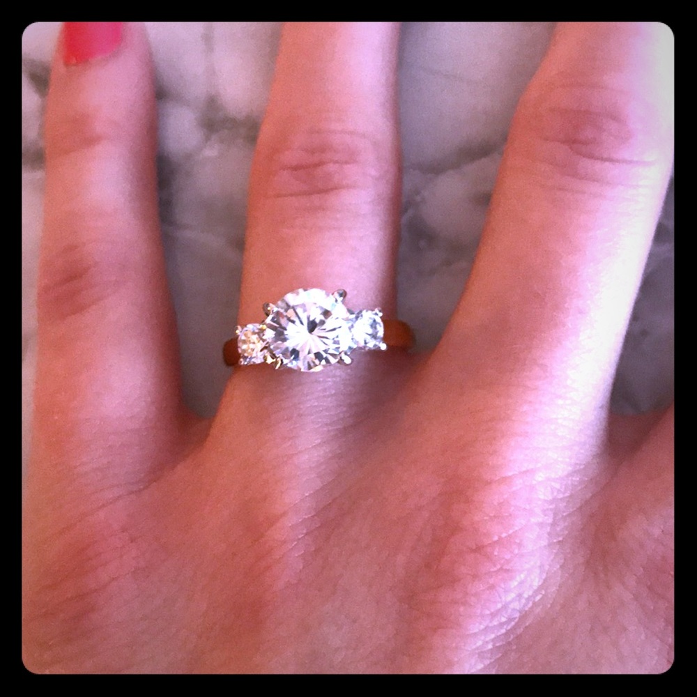 Fashion Engagement Style Ring Size 8