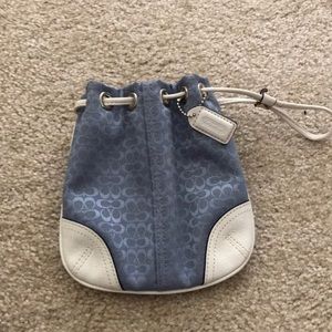 Coach pouch wristlet