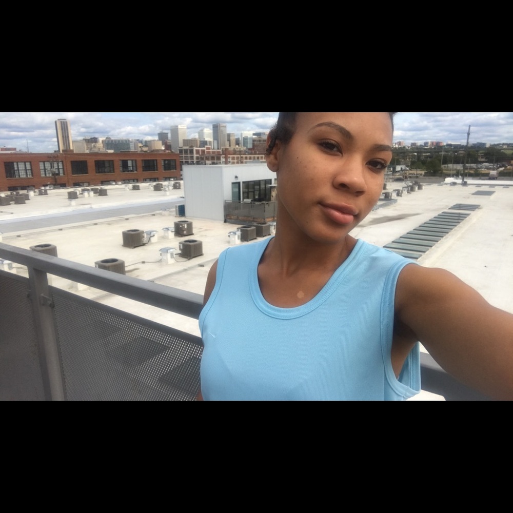Sky blue Nike Tank