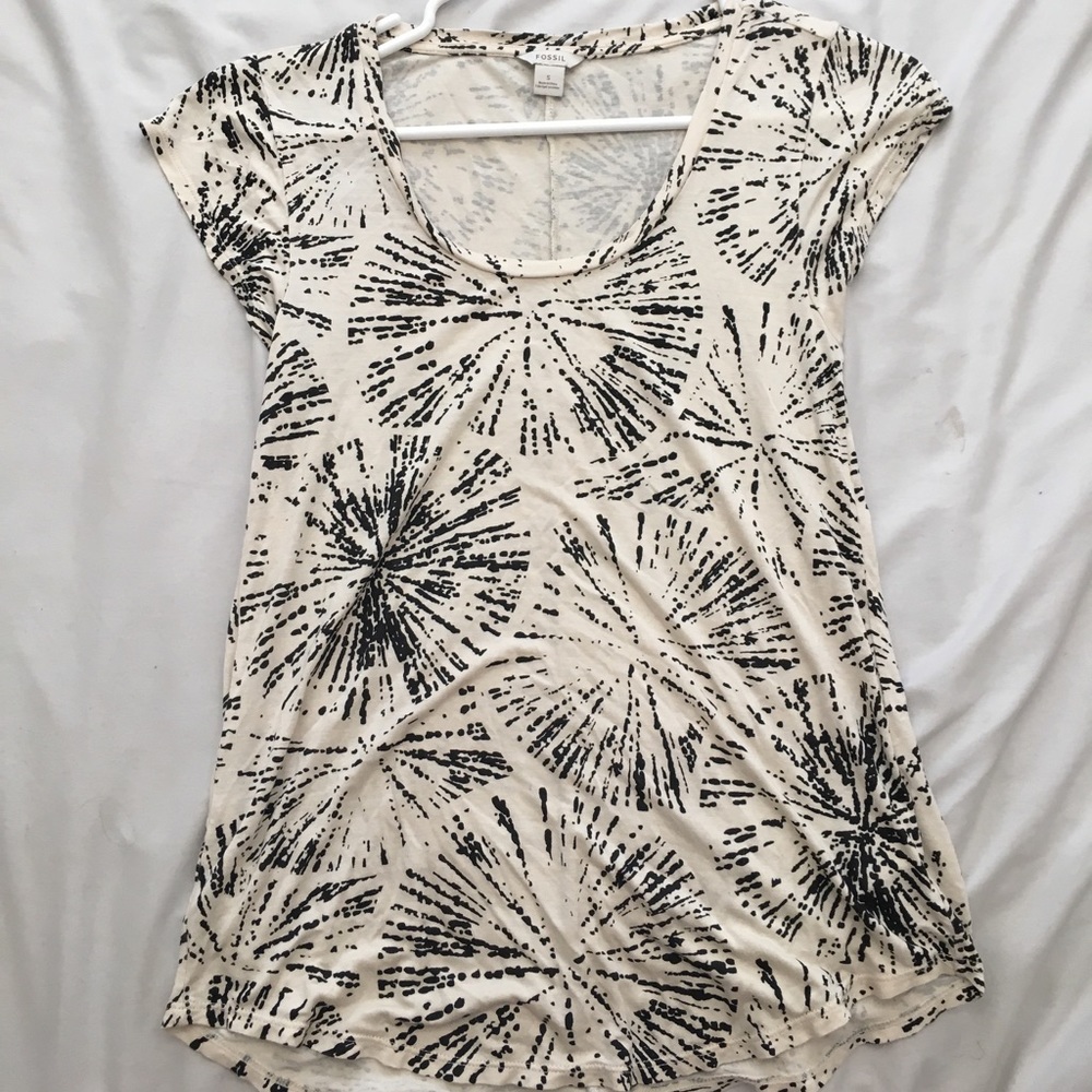 Cream Starburst Tee