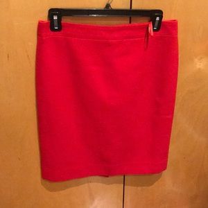 J. Crew Red wool Pencil Skirt