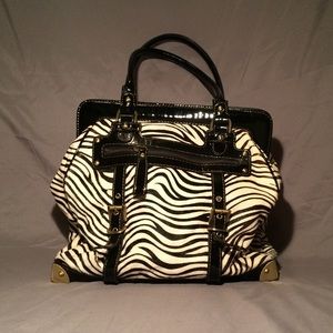 Authentic Zebra Print Rafē Handbag
