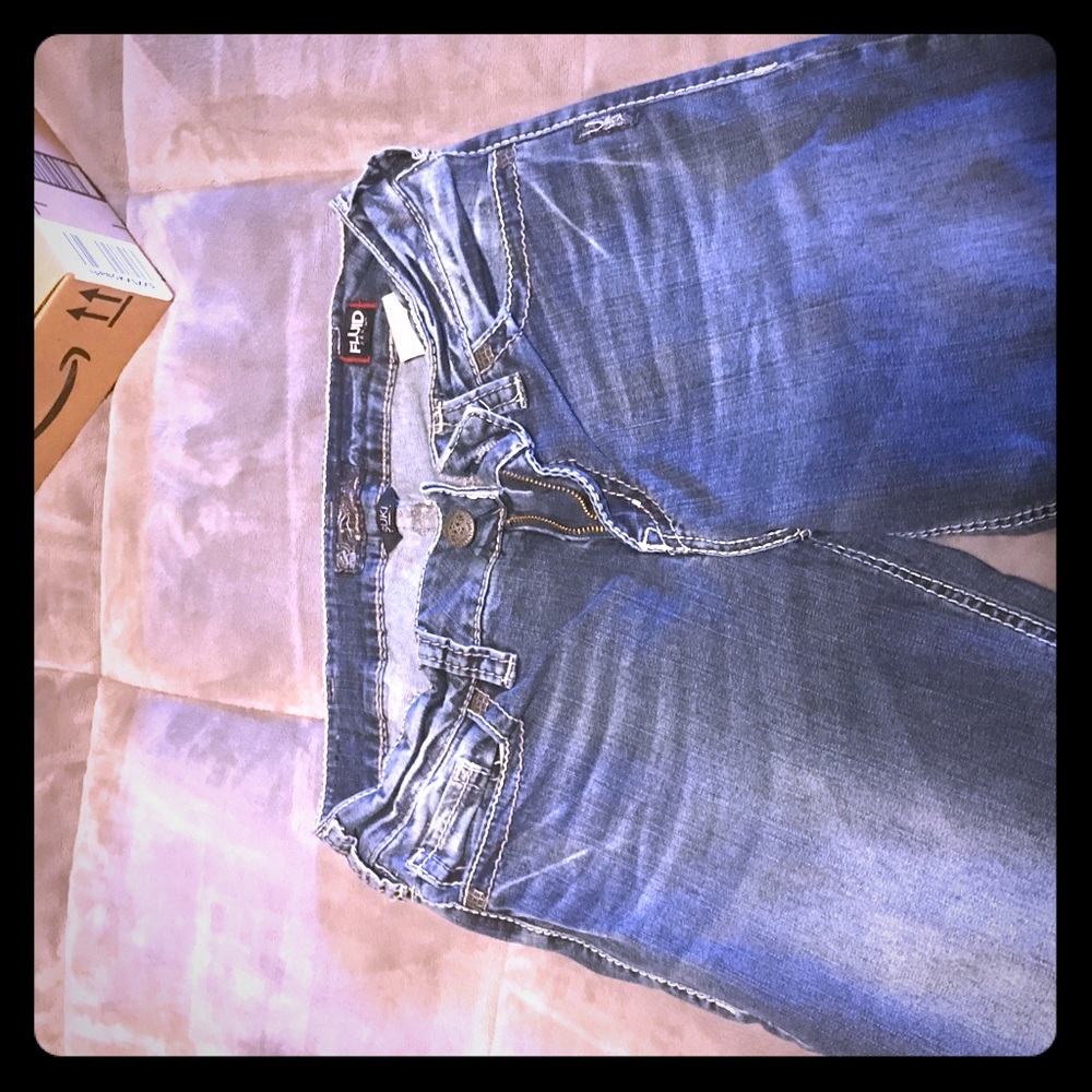 Silver jeans