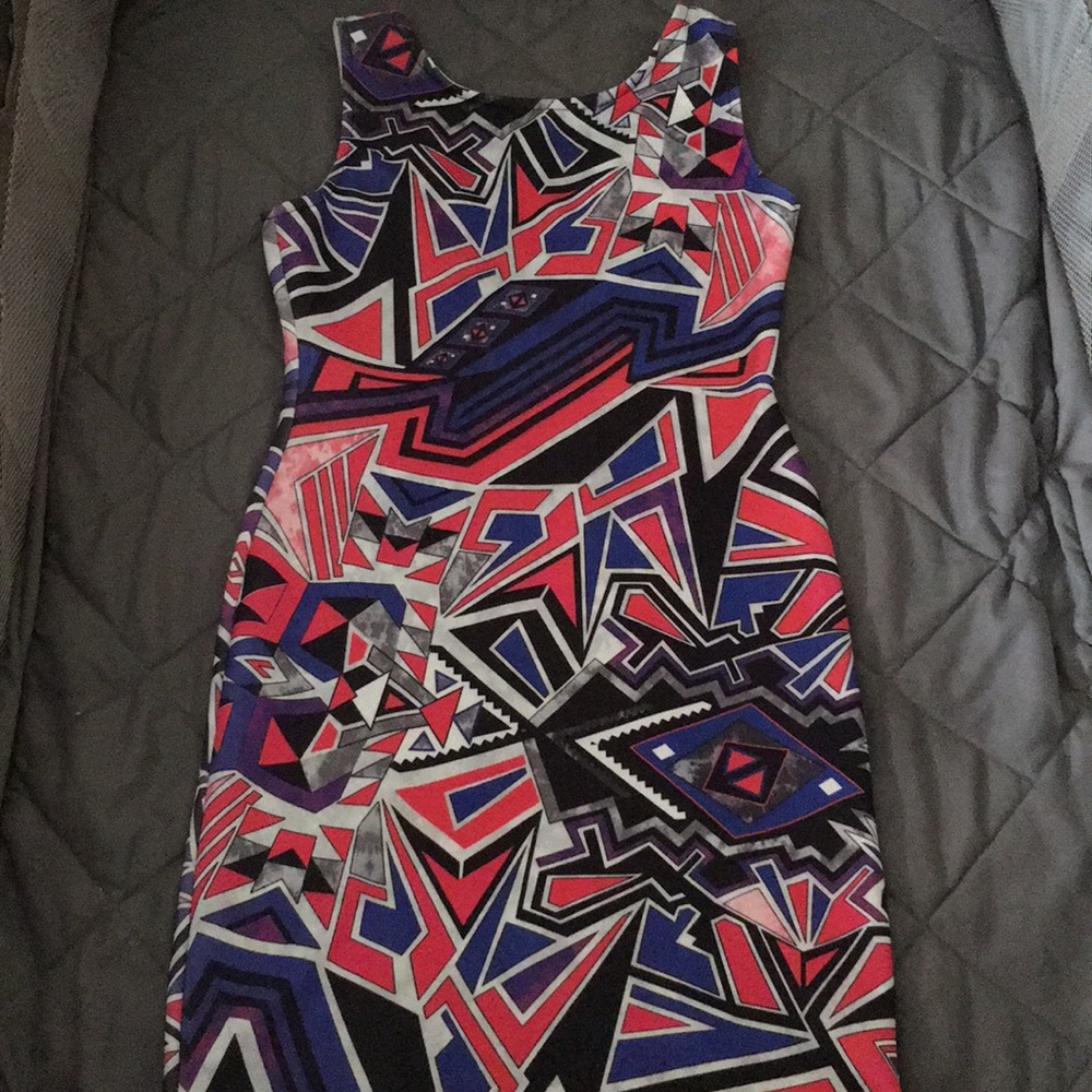 Mini multicolor dress