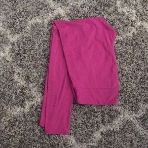 LuLaRoe Hot Pink TC Leggings