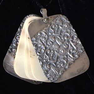 Antique pendant/dance card