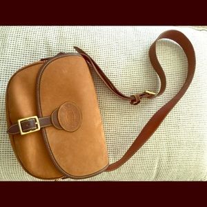 Dooney and Bourke all leather saddle bag purse