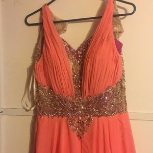 Cute peach colored dress