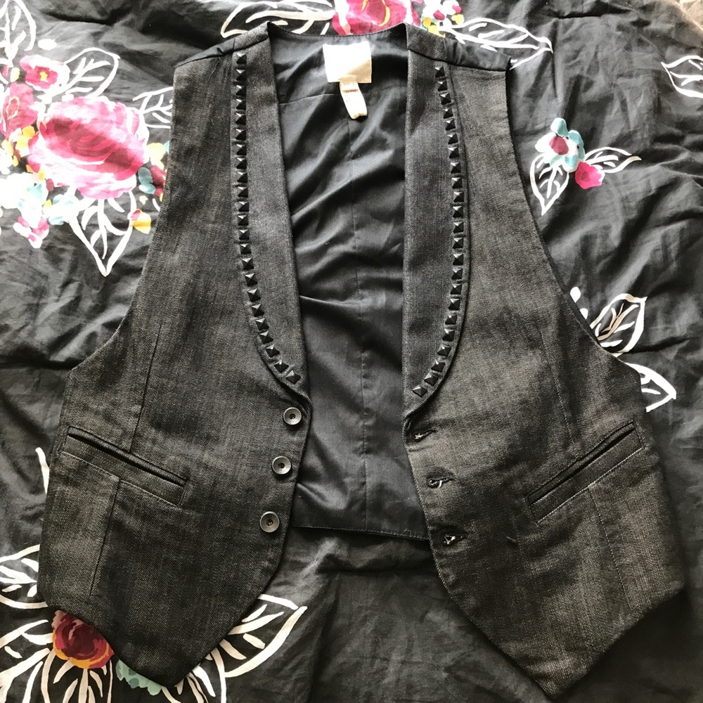 Diese denim stuffed vest