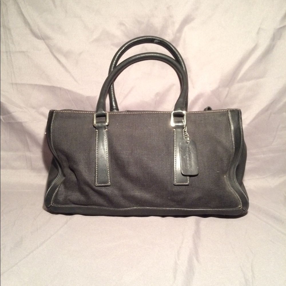 Authentic Black Coach Handbag