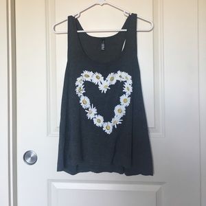 Dark grey tank top