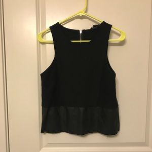 Banana Republic Pleather Top