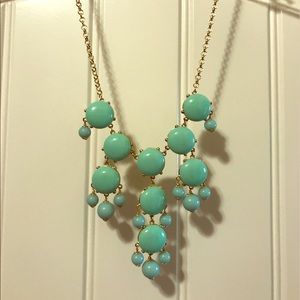 J. Crew Factory bubble necklace - teal