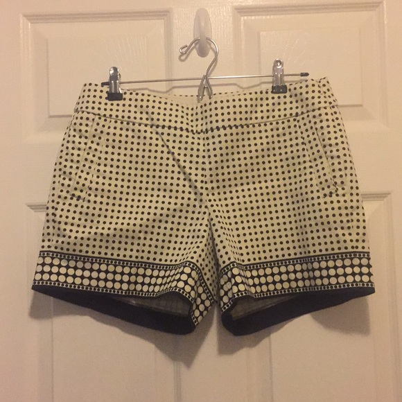 J. Crew blue polka dot shorts - size 8 - Picture 1 of 4
