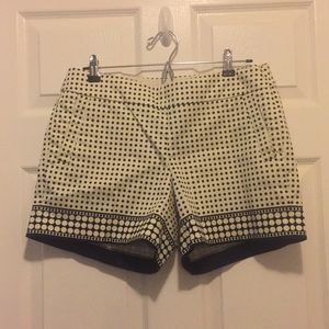 J. Crew blue polka dot shorts - size 8