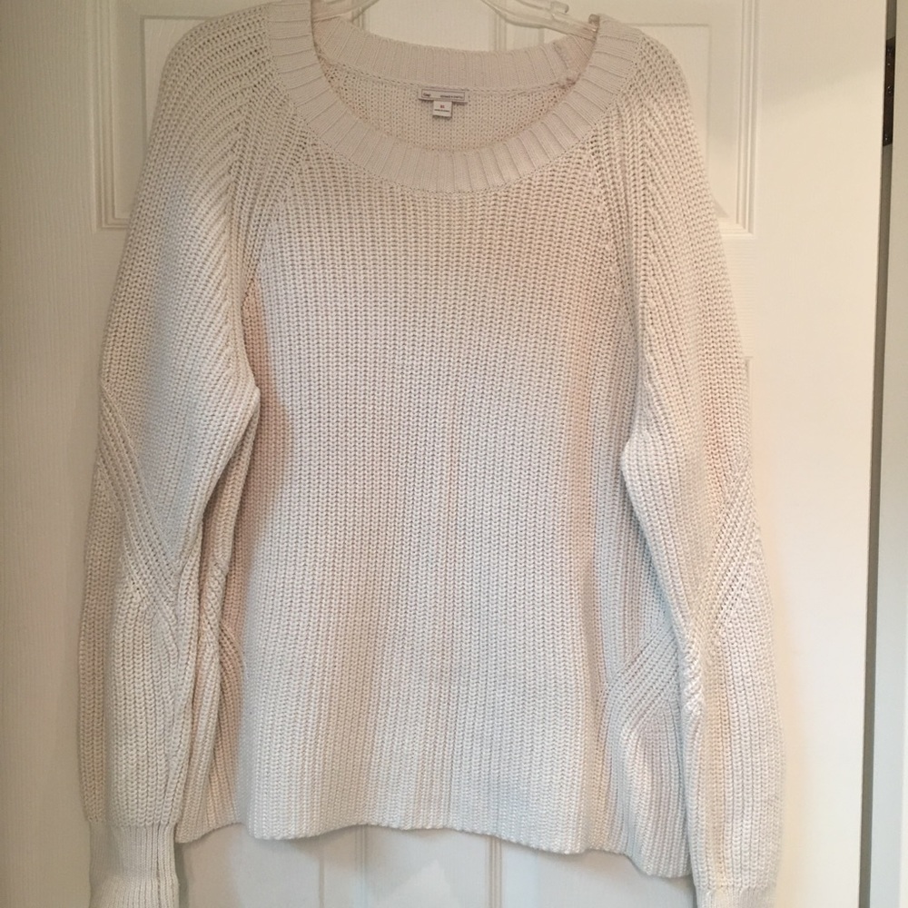 Gap.  Cream color. Size XL