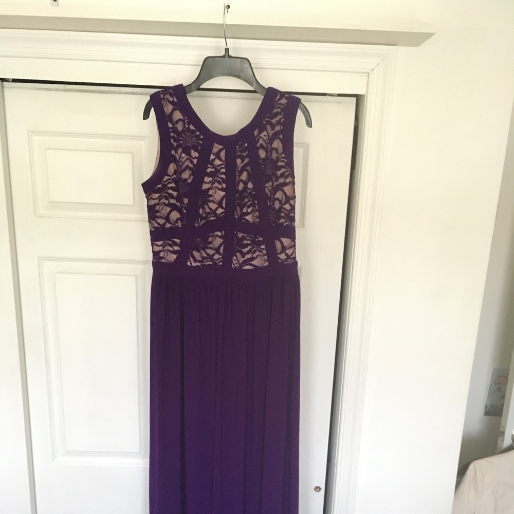 Purple prom dress