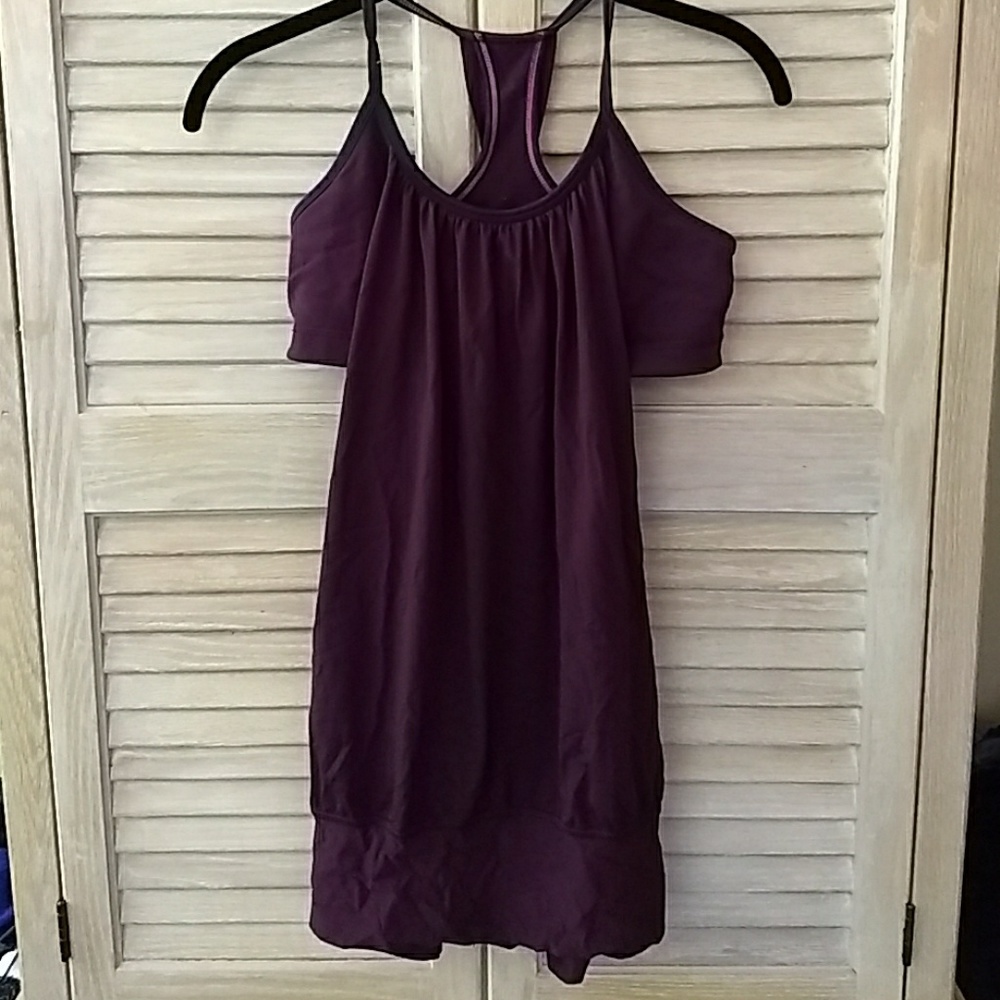 Maroon/dark purple lululemon tank