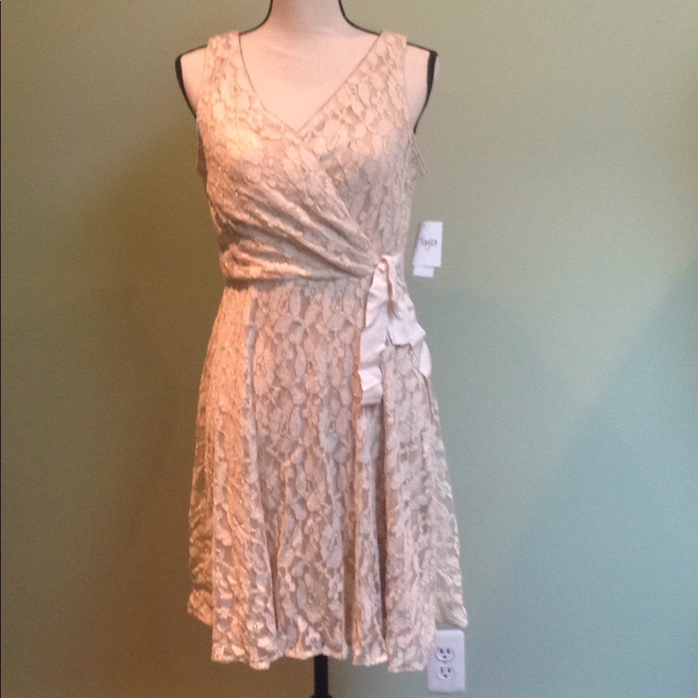 New J Taylor Lace Dress