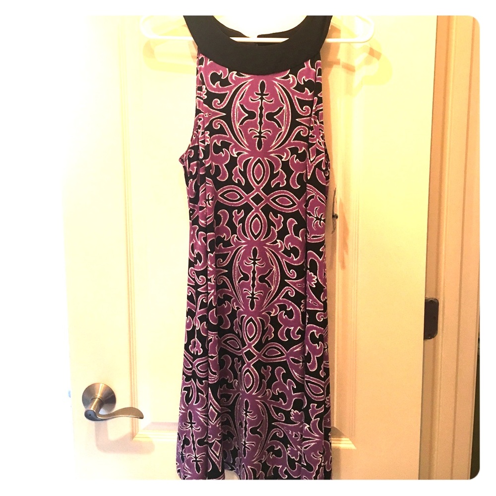 Purple and Black INC Dress