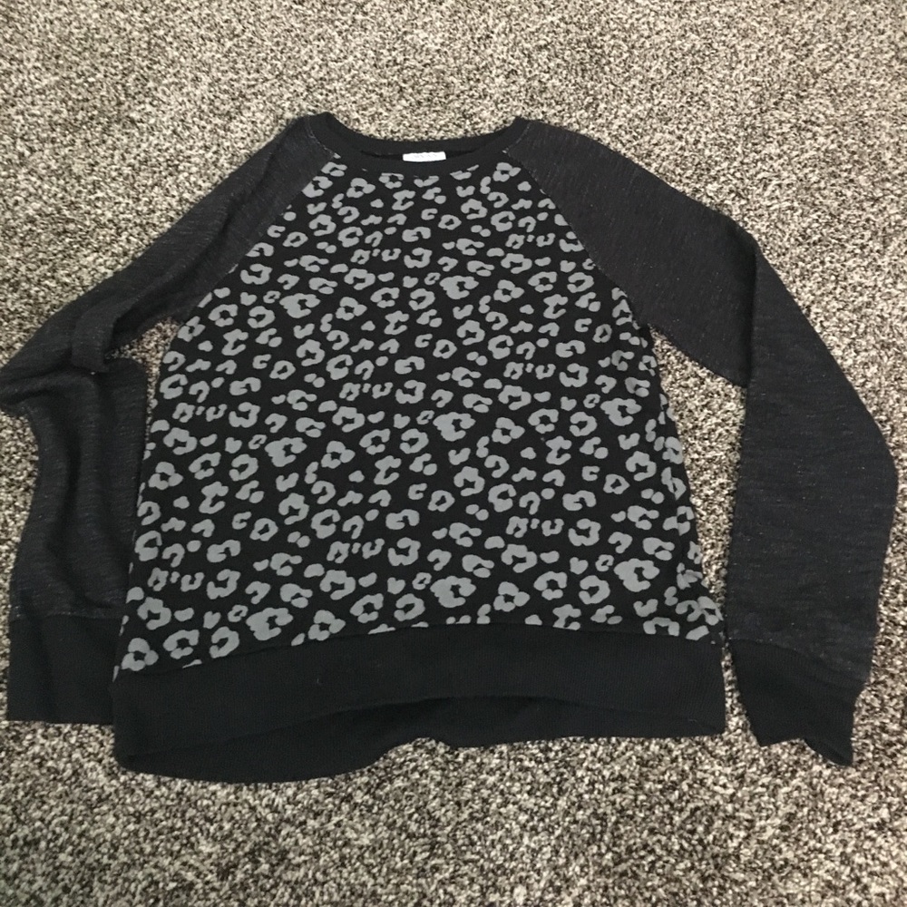 black sweater