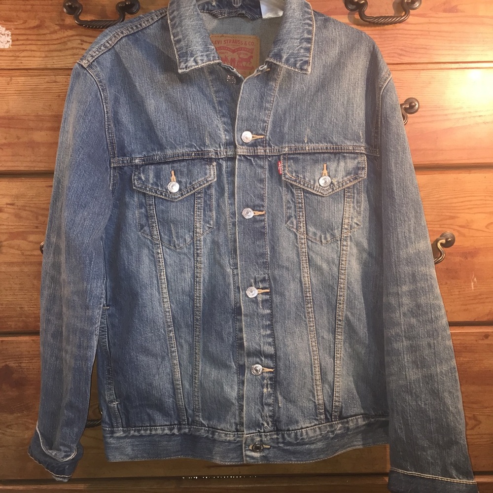Men's Levi Trucker Denim Jacket Sz L