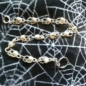 Great Frog skull biker wallet chain