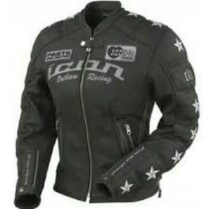 Icon Leather Motorcycle Vest & Jacket