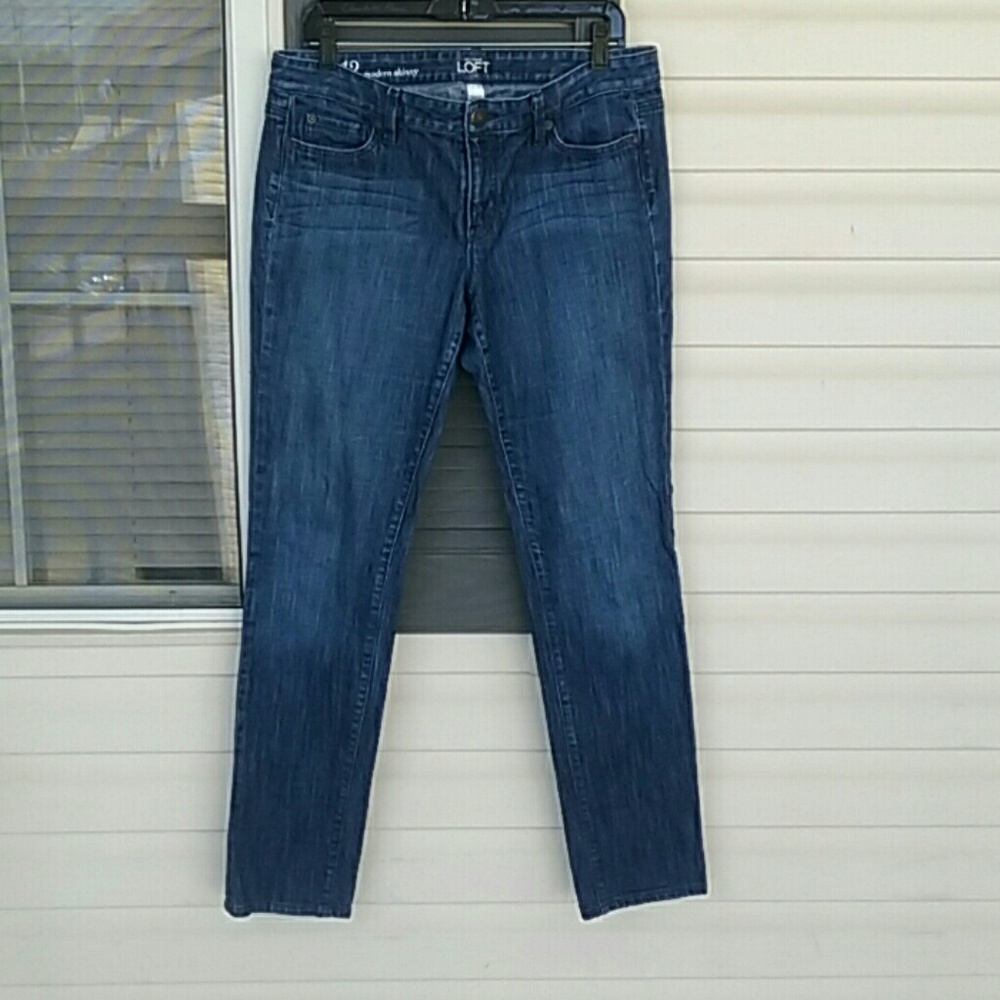 Ann Taylor LOFT Modern Skinny Jeans, Sz. 12