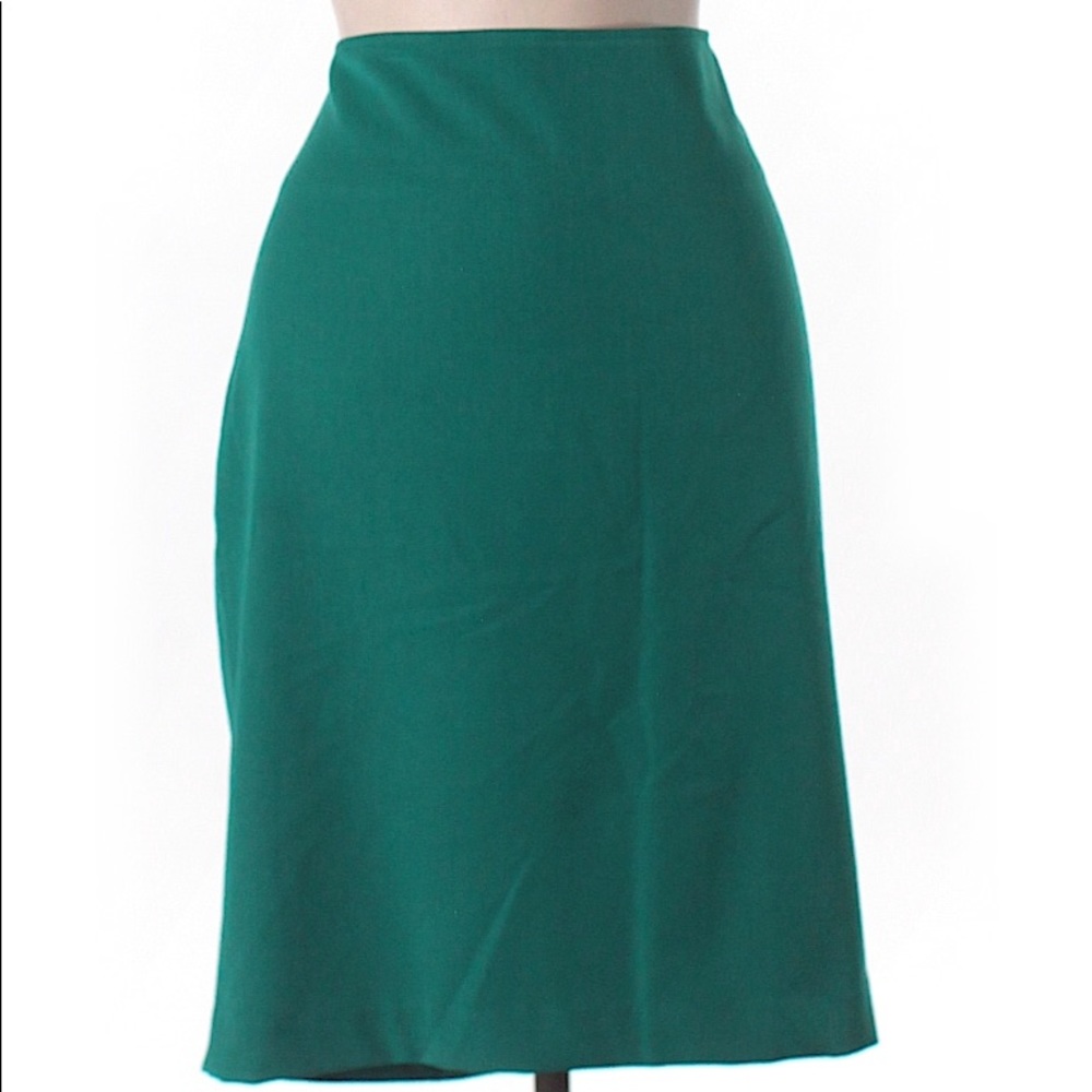 Eloquii Plus Size Work Pencil Skirt in Teal