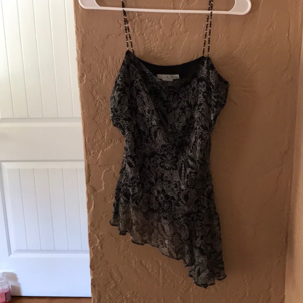 Black tank top