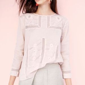 FLASH SALE! J.CREW W's Embroidered Lace Top