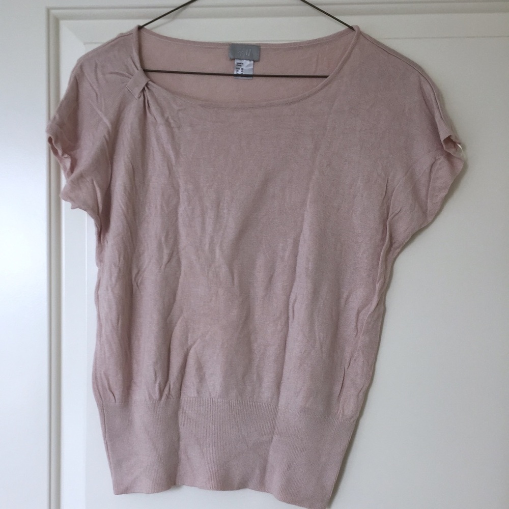 H&M Knit Short-Sleeves Top